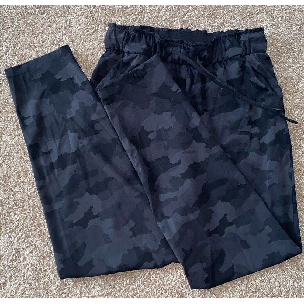 Lululemon Keep Moving Pant 6 High Rise Incognito Camo Multi Grey W5DBDS